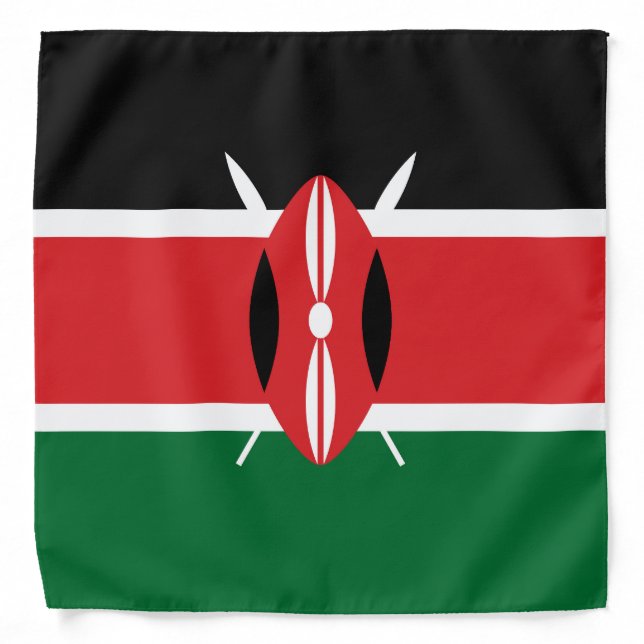 Kenya flag bandana (Front)