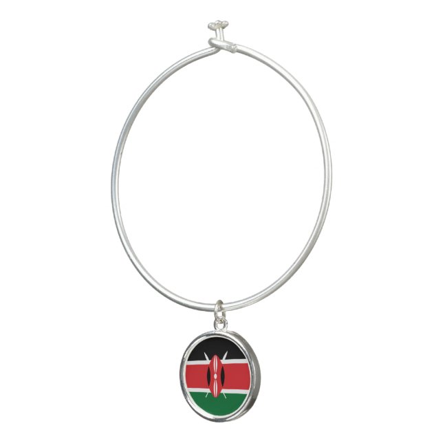 Kenya flag bangle bracelet (3/4)