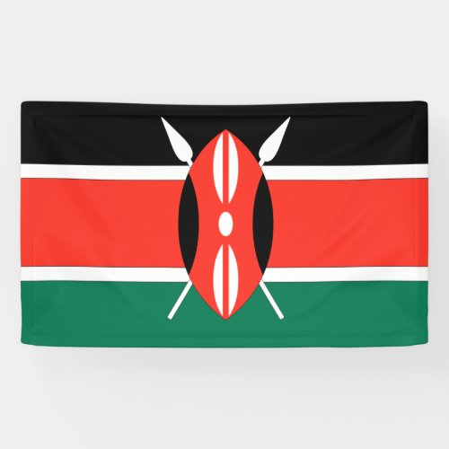 Kenya Flag Banner