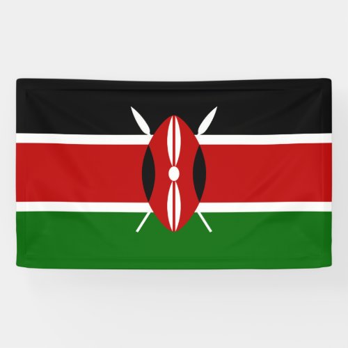 Kenya flag banner