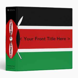 Kenya Flag Binder