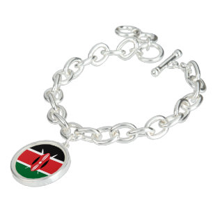 Kenya flag bracelet