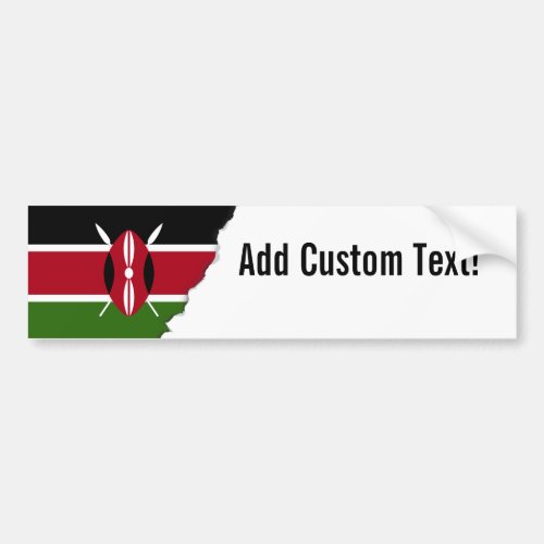 Kenya Flag Bumper Sticker