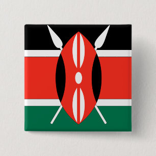 Kenya Flag Button