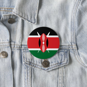 Kenya flag button