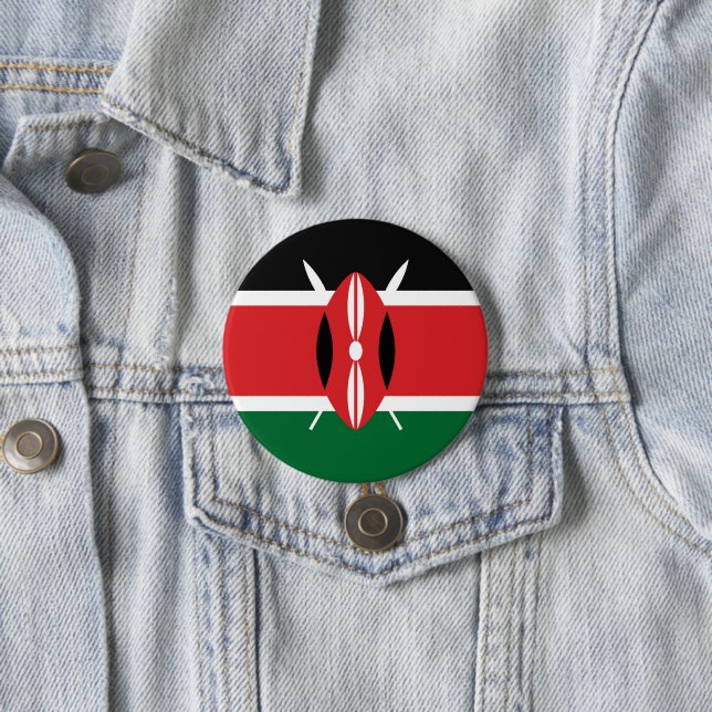 Kenya flag button (In Situ)