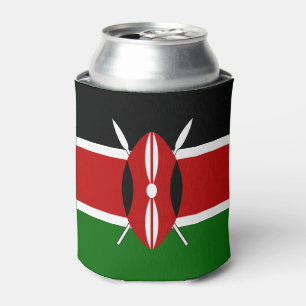 Kenya Flag Can Cooler
