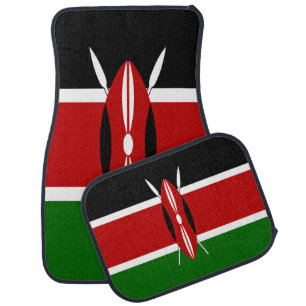 Kenya Flag Car Mat