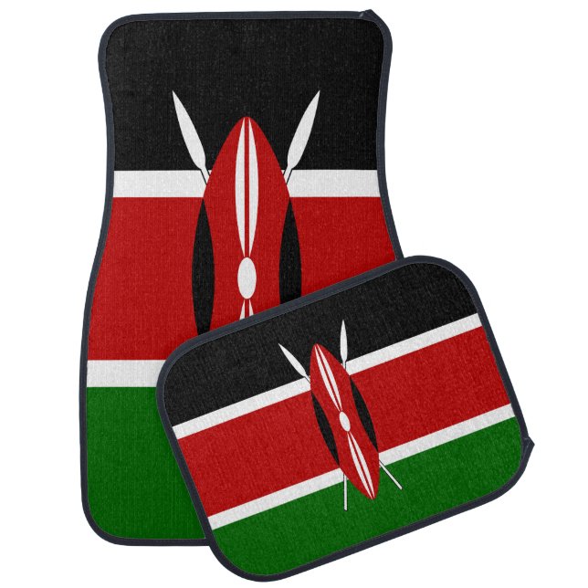 Kenya Flag Car Mat (Set)