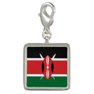 Kenya flag charm