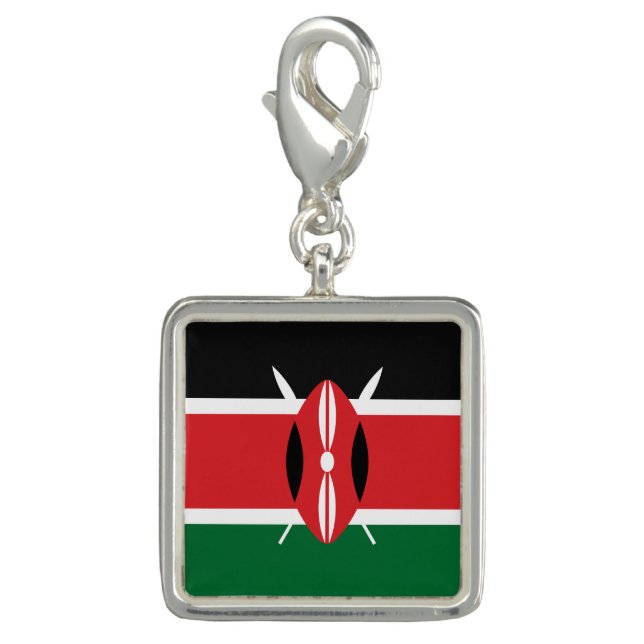 Kenya flag charm (Front)