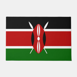 Kenya flag doormat