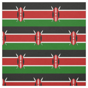 Kenya Flag Fabric