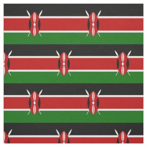 Kenya Flag Fabric