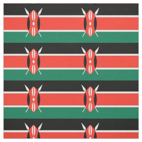 Kenya Flag Fabric