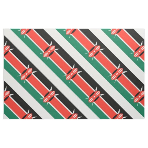 Kenya Flag Fabric