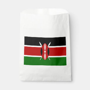 Kenya Flag Favor Bag