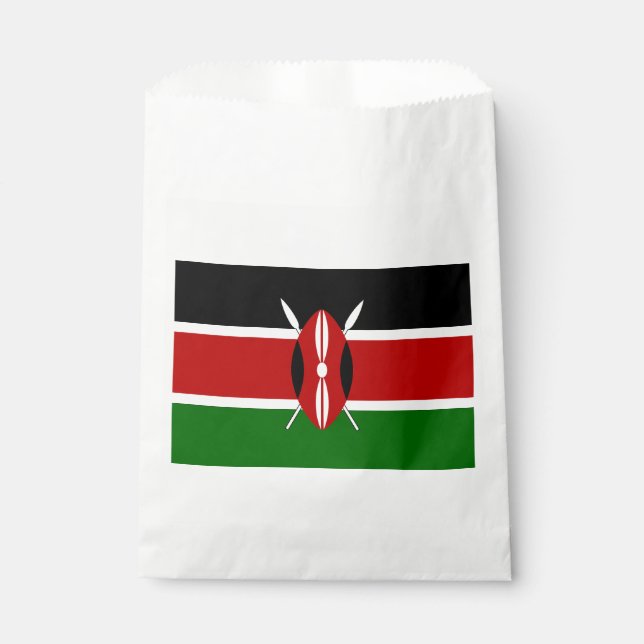 Kenya Flag Favor Bag (Front)