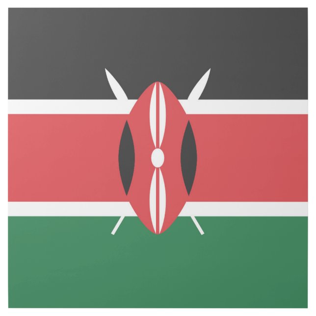 Kenya flag gallery wrap (Front)