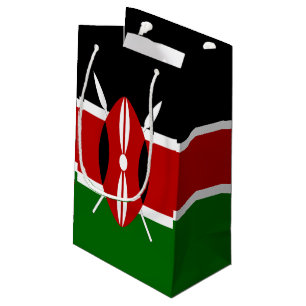 Kenya Flag Gifts Bag, Patriotic Kenya Small Gift Bag