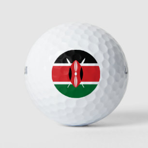 Kenya flag golf balls