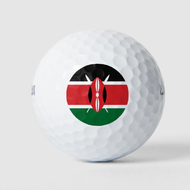 Kenya flag golf balls (Front)