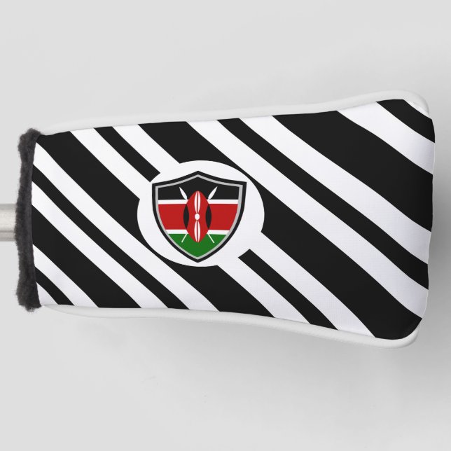 Kenya flag golf head cover (Front)