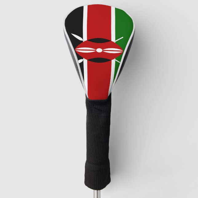Kenya Flag Golf Head Cover (Front)