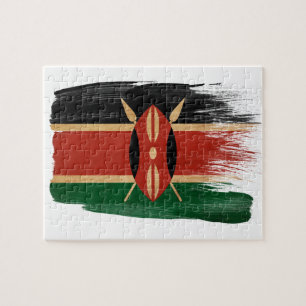 Kenya Flag Jigsaw Puzzle
