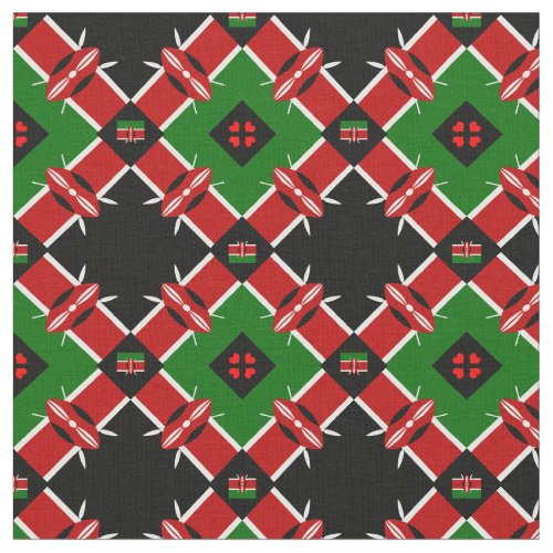 Kenya Flag  Kenya Trendy Fabric fashion