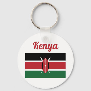 Kenya Flag  Keychain