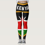 Kenya Flag Leggings<br><div class="desc">Kenya Flag</div>