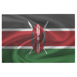 Kenya Flag Metal Print