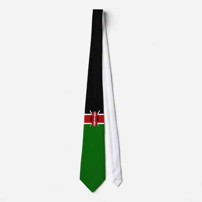 Kenya Flag Neck Tie (Front)