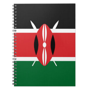 Kenya flag notebook