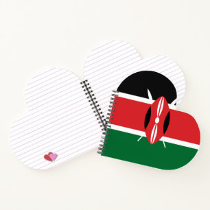 Kenya flag notebook