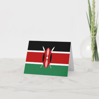 Kenya Flag Notecard