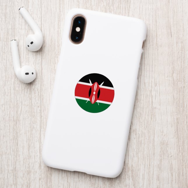 Kenya flag patch (On Phone Back)