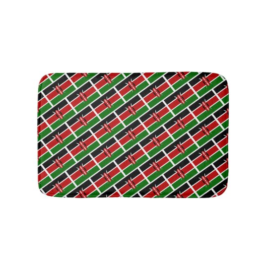 KENYA FLAG Patriotic Stylish KENYAN Bath Mat