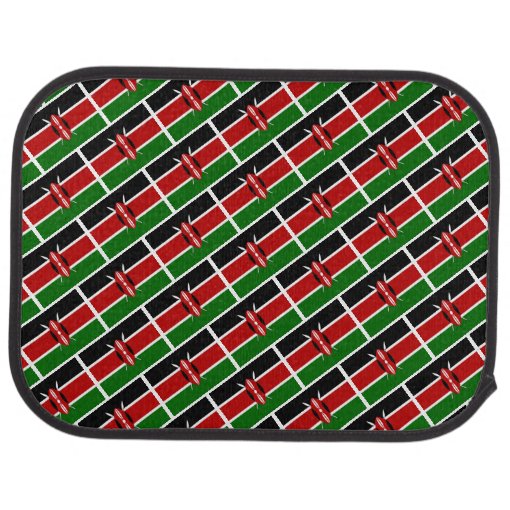 KENYA Flag Patriotic Stylish KENYAN Car Floor Mat Zazzle