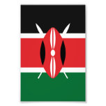 Kenya flag photo print