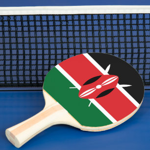 Kenya flag ping pong paddle