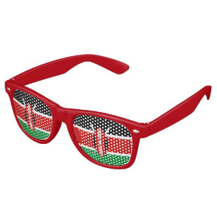 Kenya Flag Retro Sunglasses
