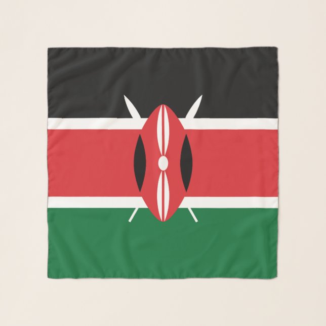 Kenya flag scarf (Front)