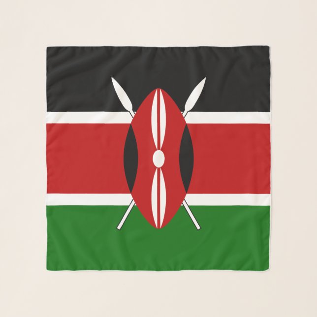Kenya Flag Scarf (Front)