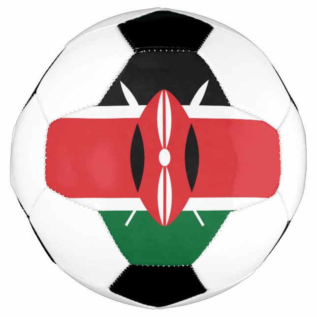 Kenya flag soccer ball (Front)