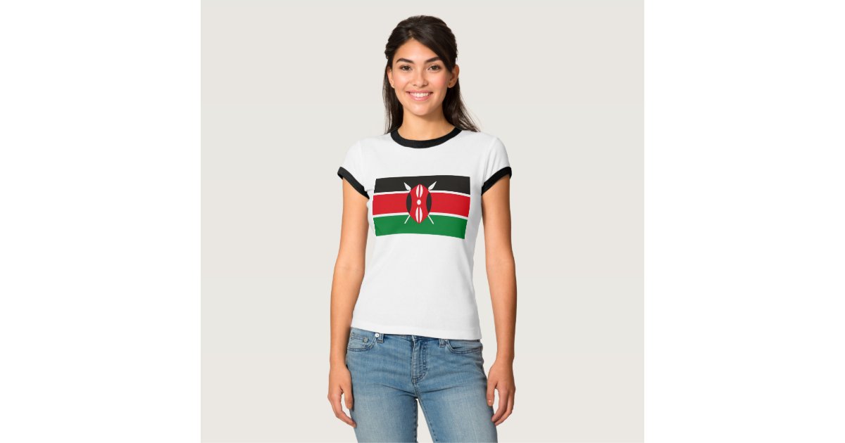 Kenya Flag T-shirt | Zazzle