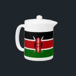 Kenya Flag Teapot<br><div class="desc">Add a touch of Kenyan pride to your tea time with our Kenya Flag Teapot, beautifully designed to celebrate the rich heritage of Kenya. Crafted with attention to detail, this teapot features the striking design of the Kenyan flag, making it not only a functional teapot but also a unique piece...</div>