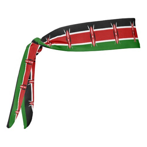 Kenya Flag Tie Headband