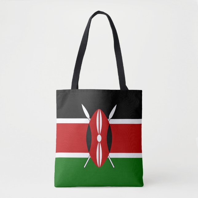 Kenya Flag Tote Bag (Front)